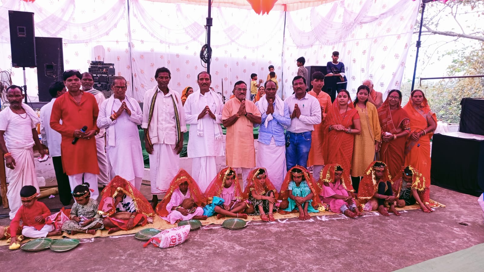 पर्रेगुड़ा भोलापठार में हुआ नौ कन्या भोज का आयोजन, अतिथियों ने दिया नारी सम्मान और समाज सेवा को प्रोत्साहन