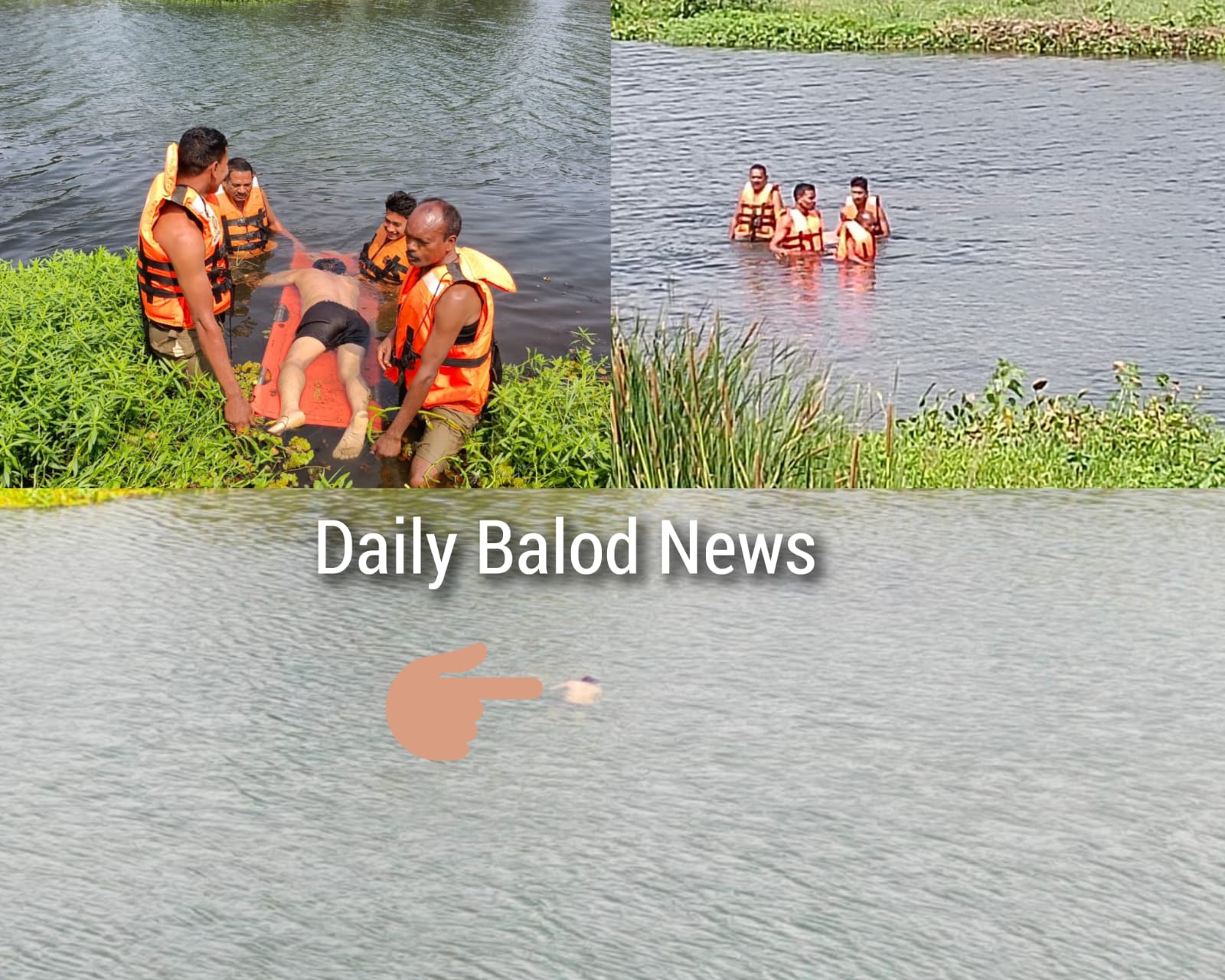 हीरापुर एनिकट के पास तांदुला नदी में हादसा: बेटे को तैरना सीखा रहा था पिता, खुद बह गया, जलकुंभी में फंसने से मौत